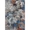 Homeroots 5 x 8 ft. Gray Abstract Foliage Area Rug 395989 - alternate 1